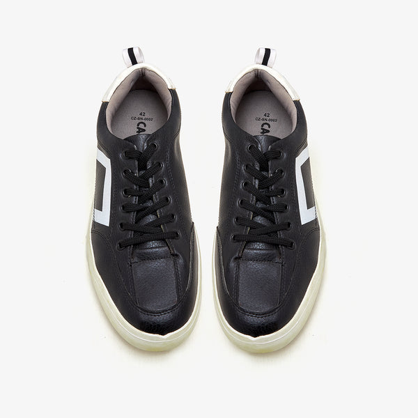 Buy BLACK Men's Lace-up Sneakers – Soloto