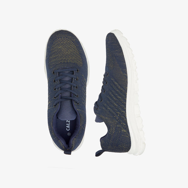 Buy BLUE Mens Lace-Up Athletic Shoes – Soloto