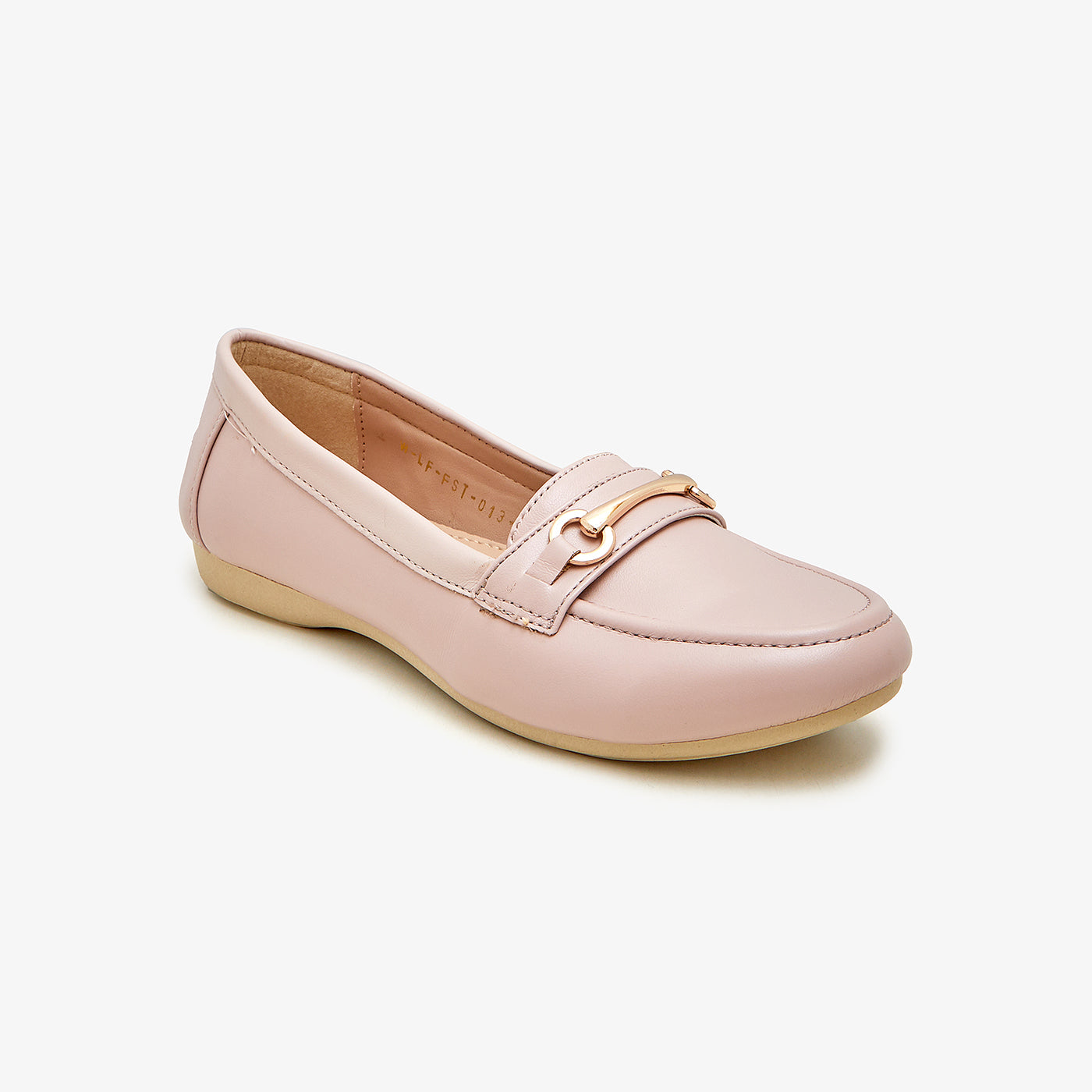 Buy BEIGE Women's Metal Bar Loafers – Soloto