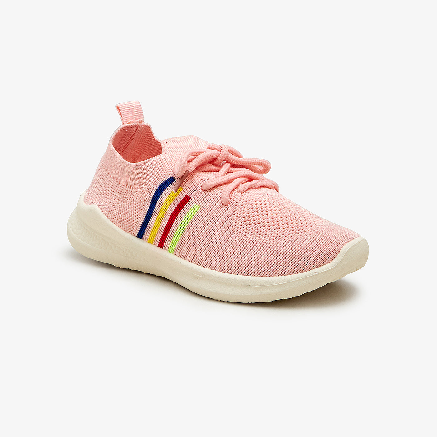 Buy PINK Girls Lace-Up Sneakers – Soloto