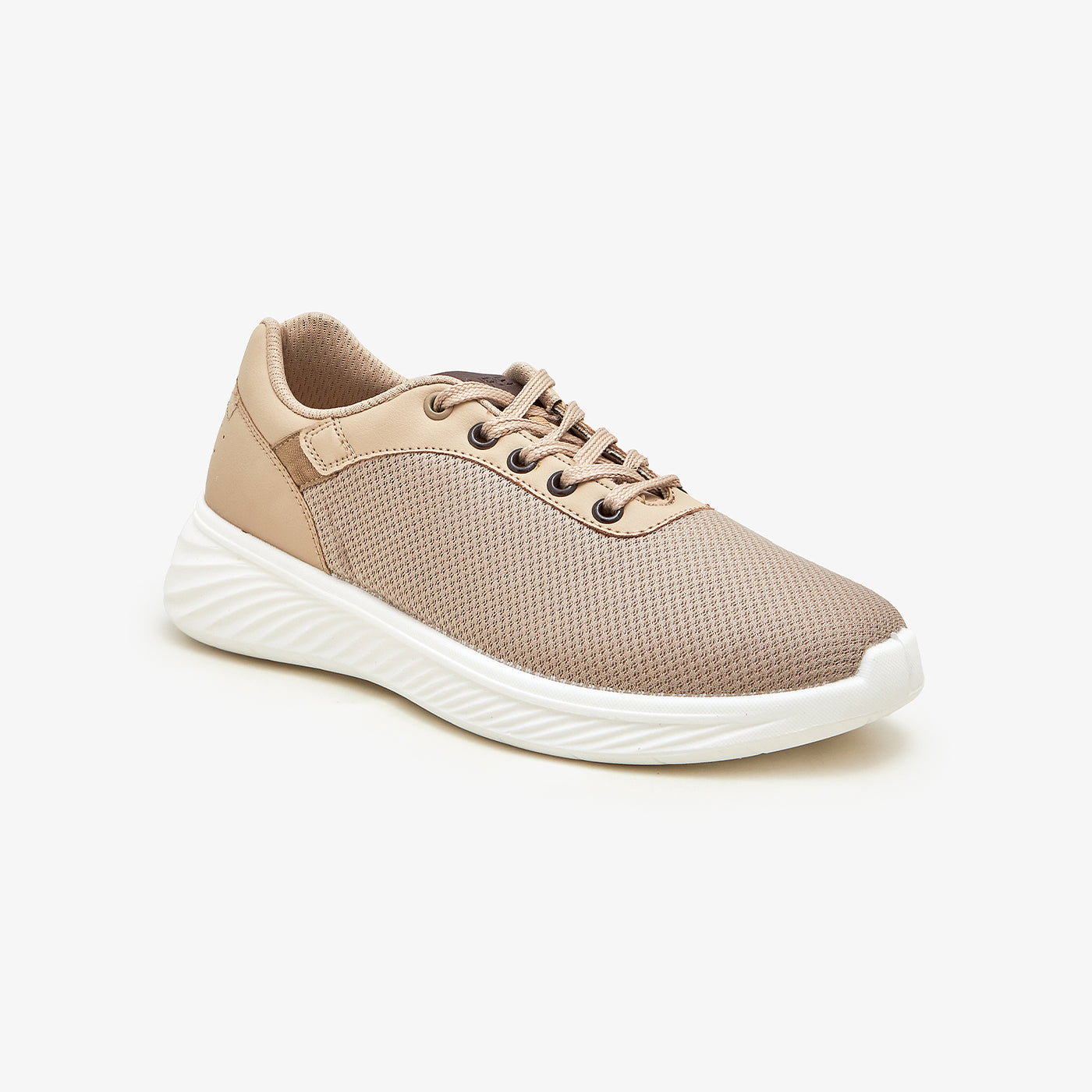 Buy BEIGE Athletic Mesh Sneakers for Men – Soloto - Main Image