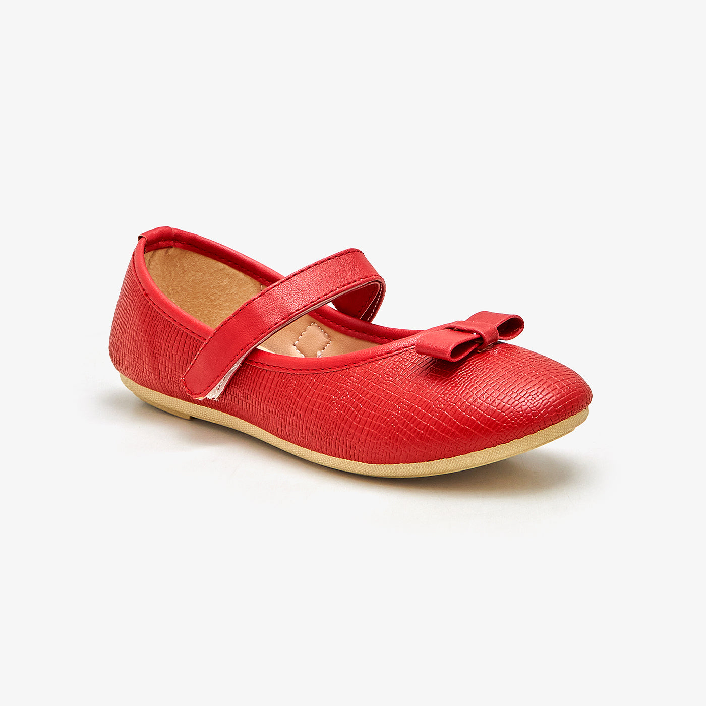 Buy RED Girls Mary Jane Ballet Pumps – Soloto