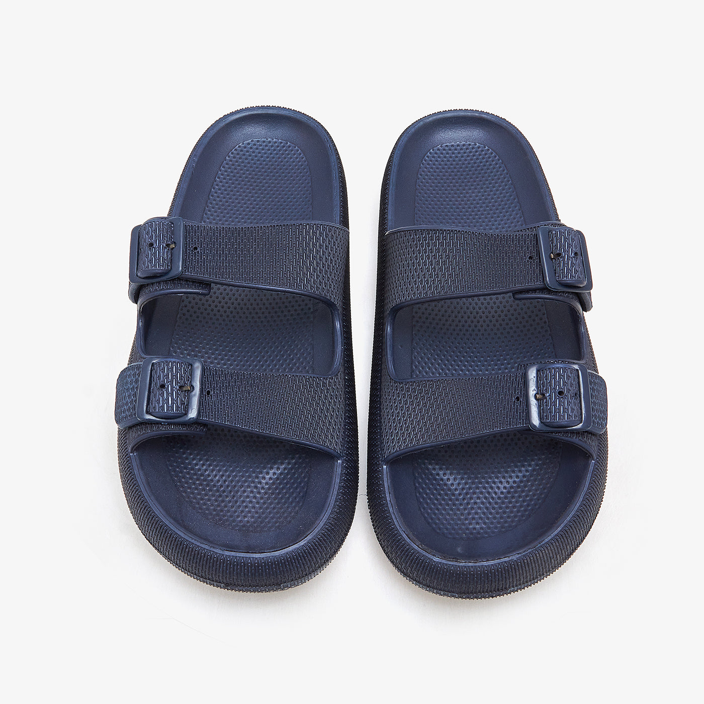 For Men Comfortable Slides Shoes Buy Navy Comfort Slides For Men