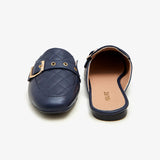 Women's Buckled Mules