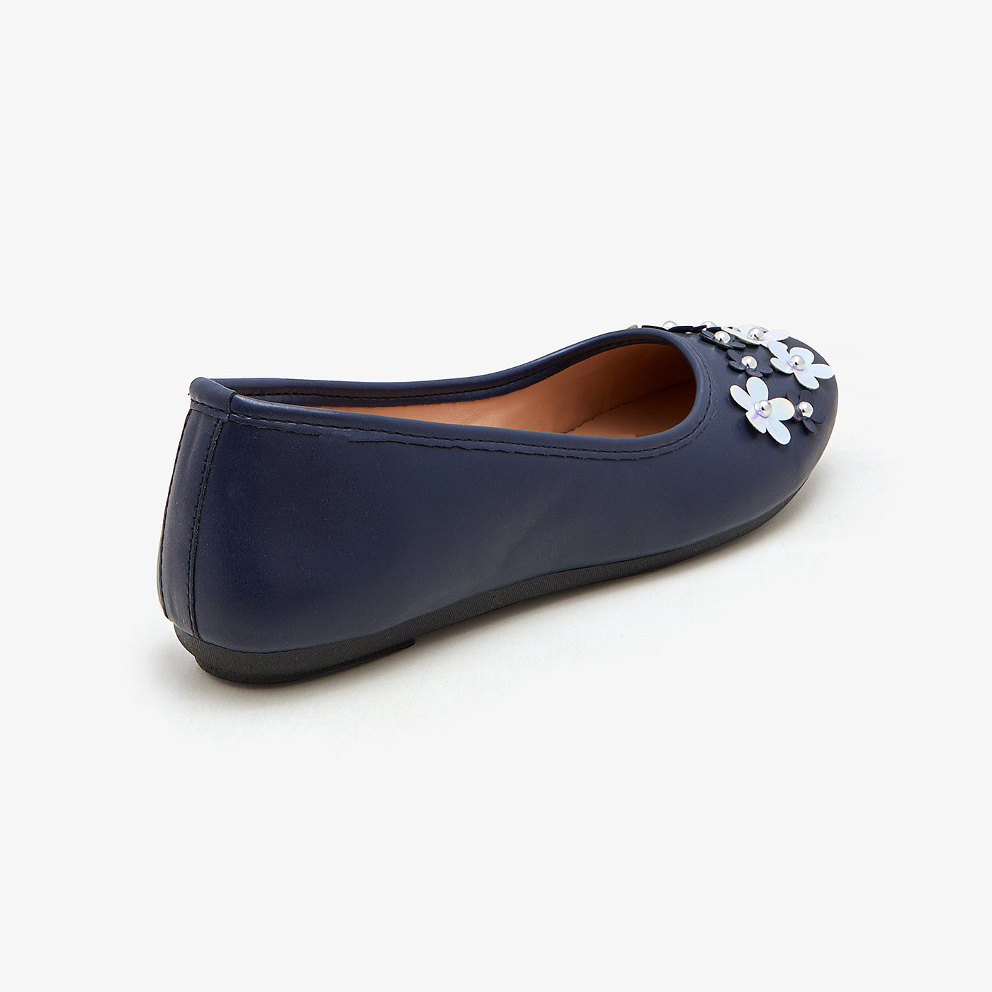Navy discount floral pumps
