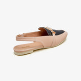 Women's Metallic Accent Slingbacks