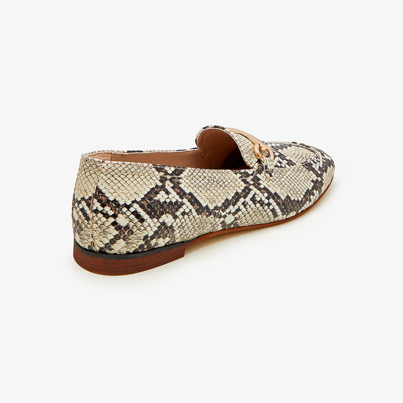 Snakeskin flats sale