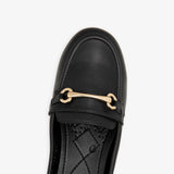 Women's Metal Bar Loafers