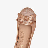 Girls Shimmer Ballerina Flats