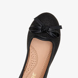 Girls Shimmer Ballerina Flats