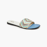 Embroidered Slides