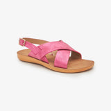 Cross-Strap Girls Sandals