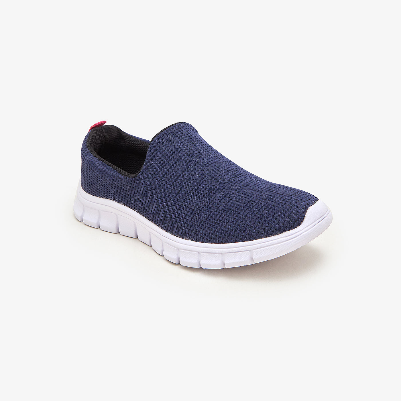 Buy NAVY Women's Textile Slip-Ons – Soloto