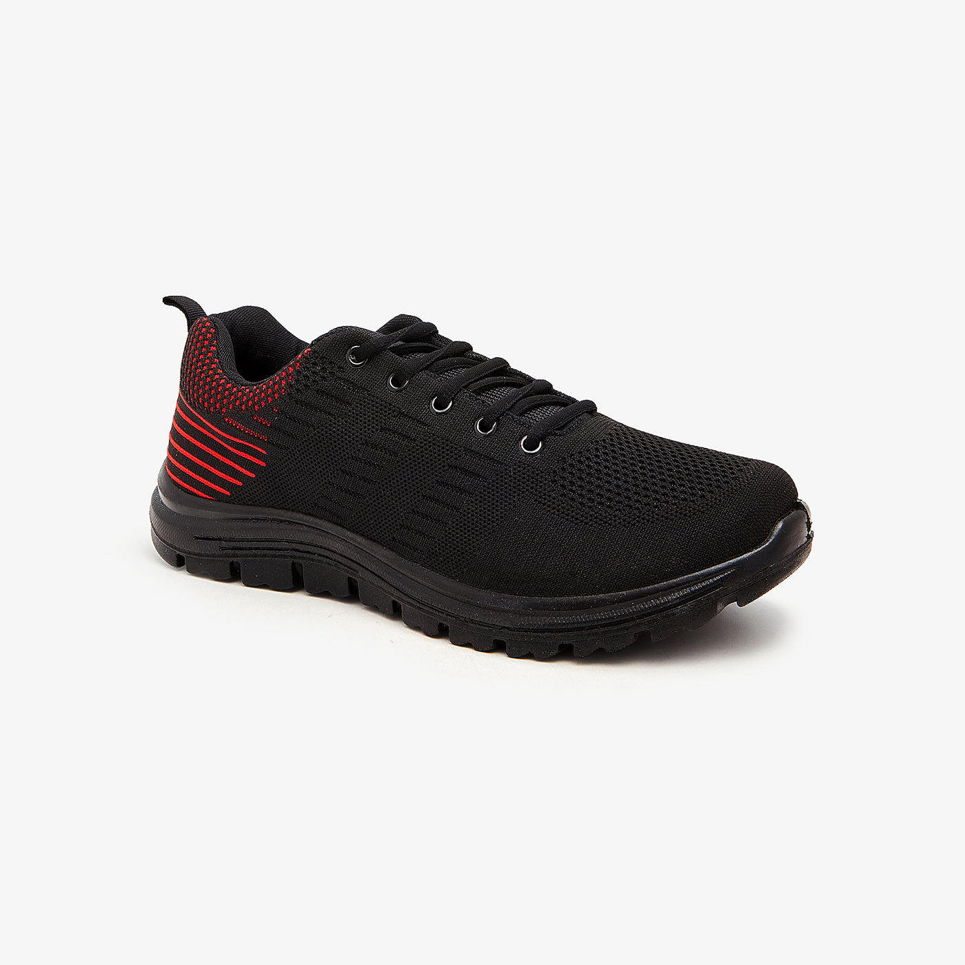 Black knitted trainers mens shop