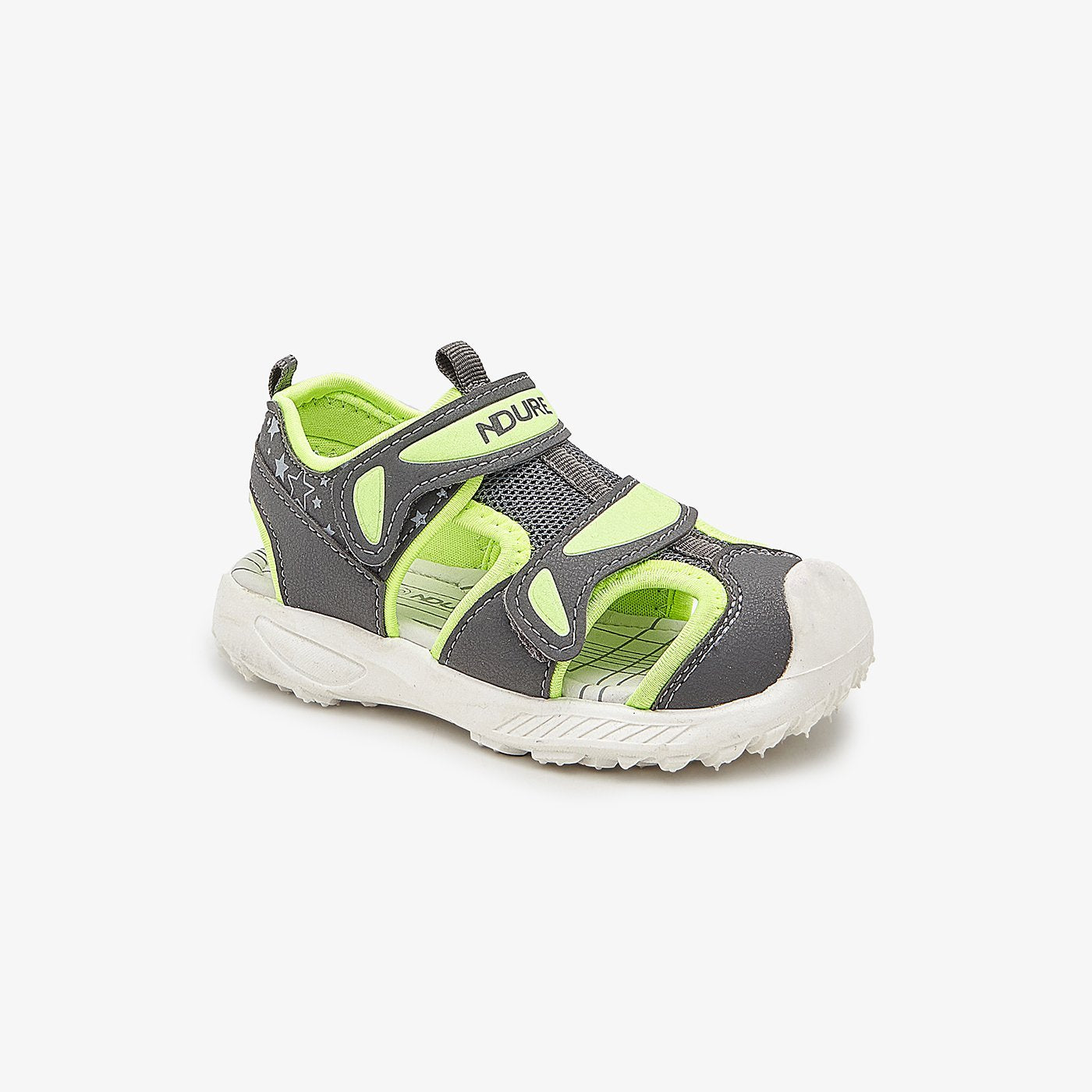 Buy GRY/GRN Comfortable Boys Sandals – Soloto - Main Image