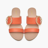 Floral Trim Women's Chappals