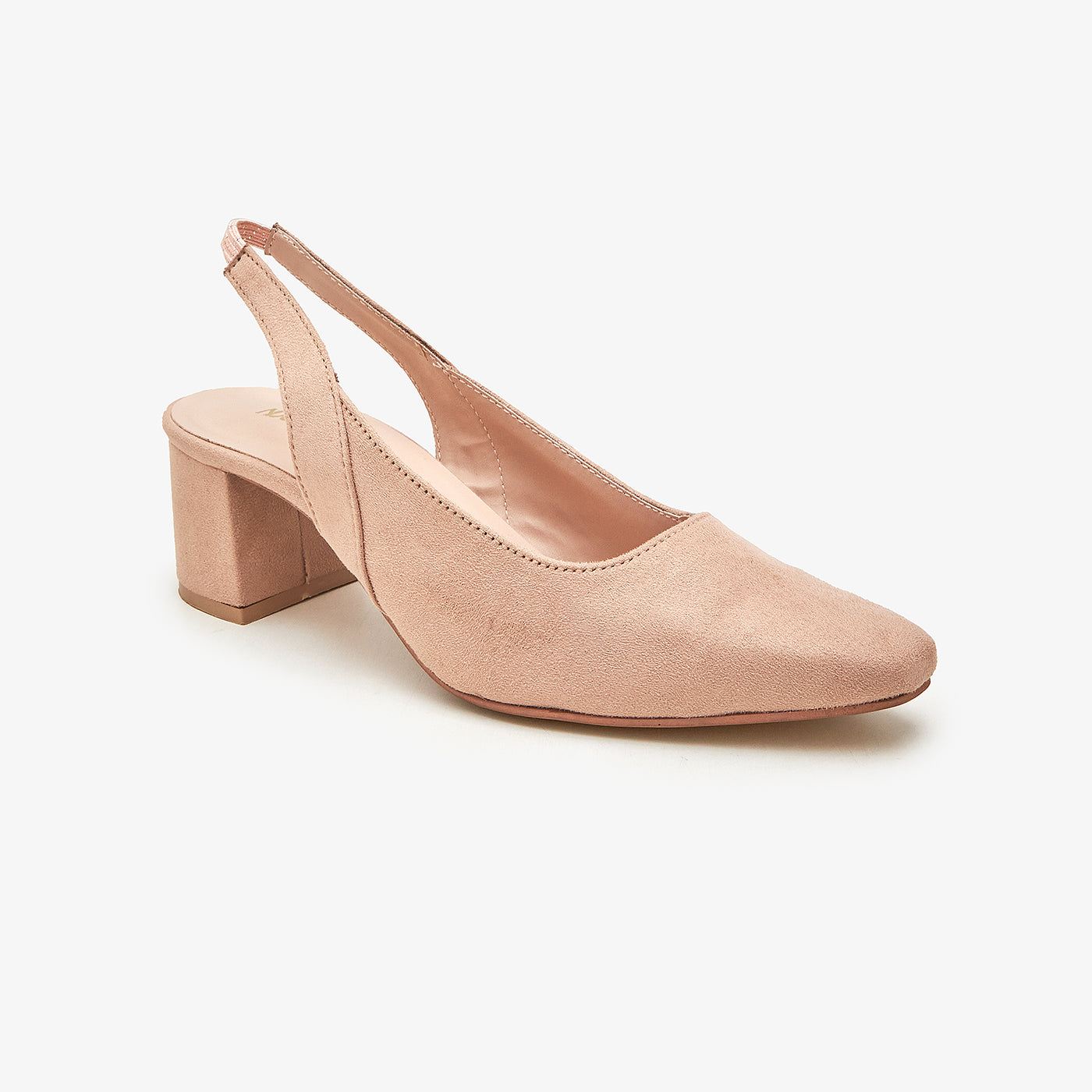 Buy NUDE Women's Square Toe Heels – Soloto1