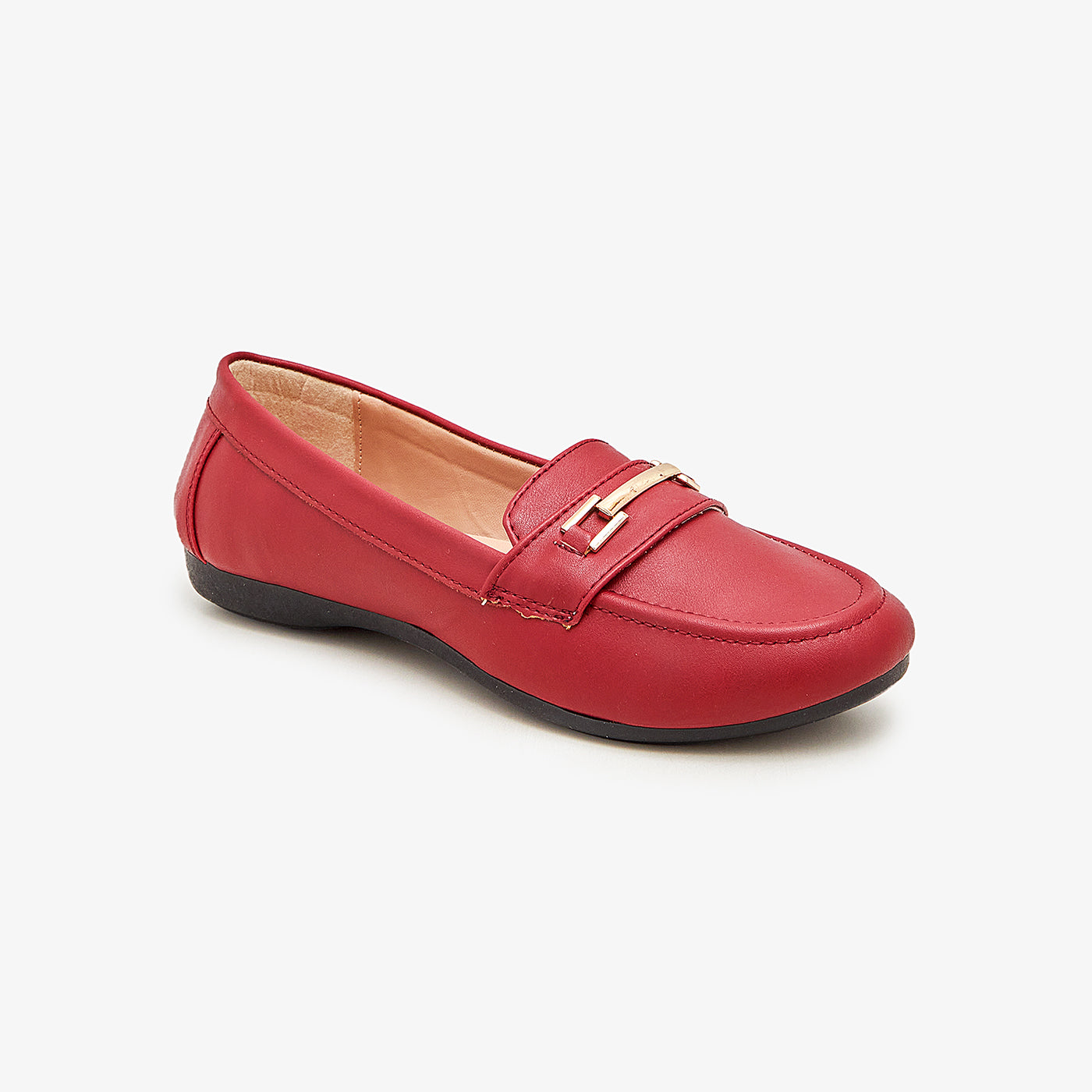 Buy MAROON Women's Daily Wear Loafers – Soloto