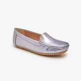 Metallic Loafers for Women