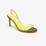 Women's Neon Glassy Heels