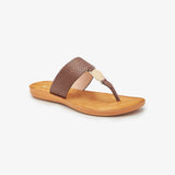 Trim Buckled Chappals for Women