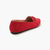 Women's Suede Pointed Loafers