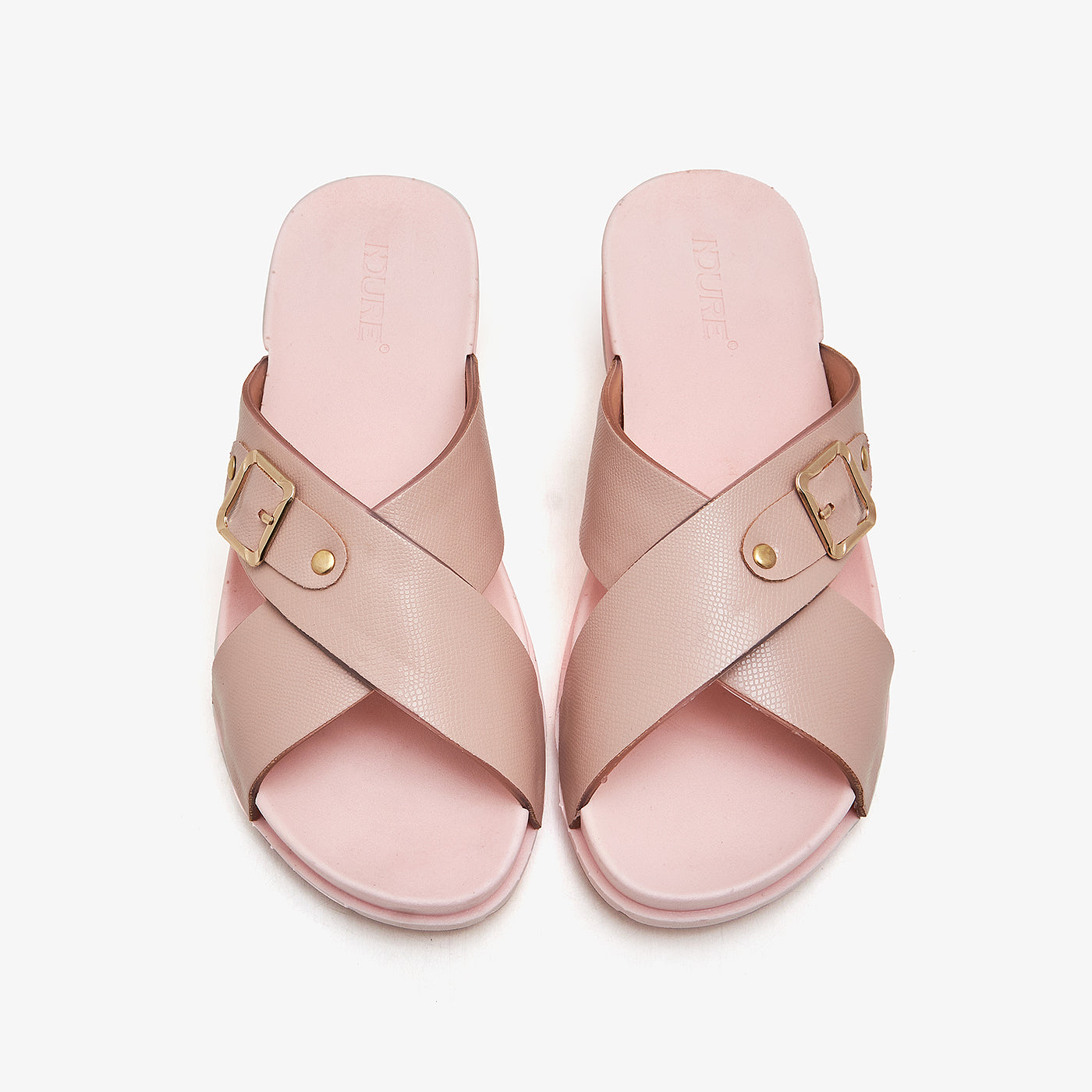 Women's Chunky Cross Slippers 37/5