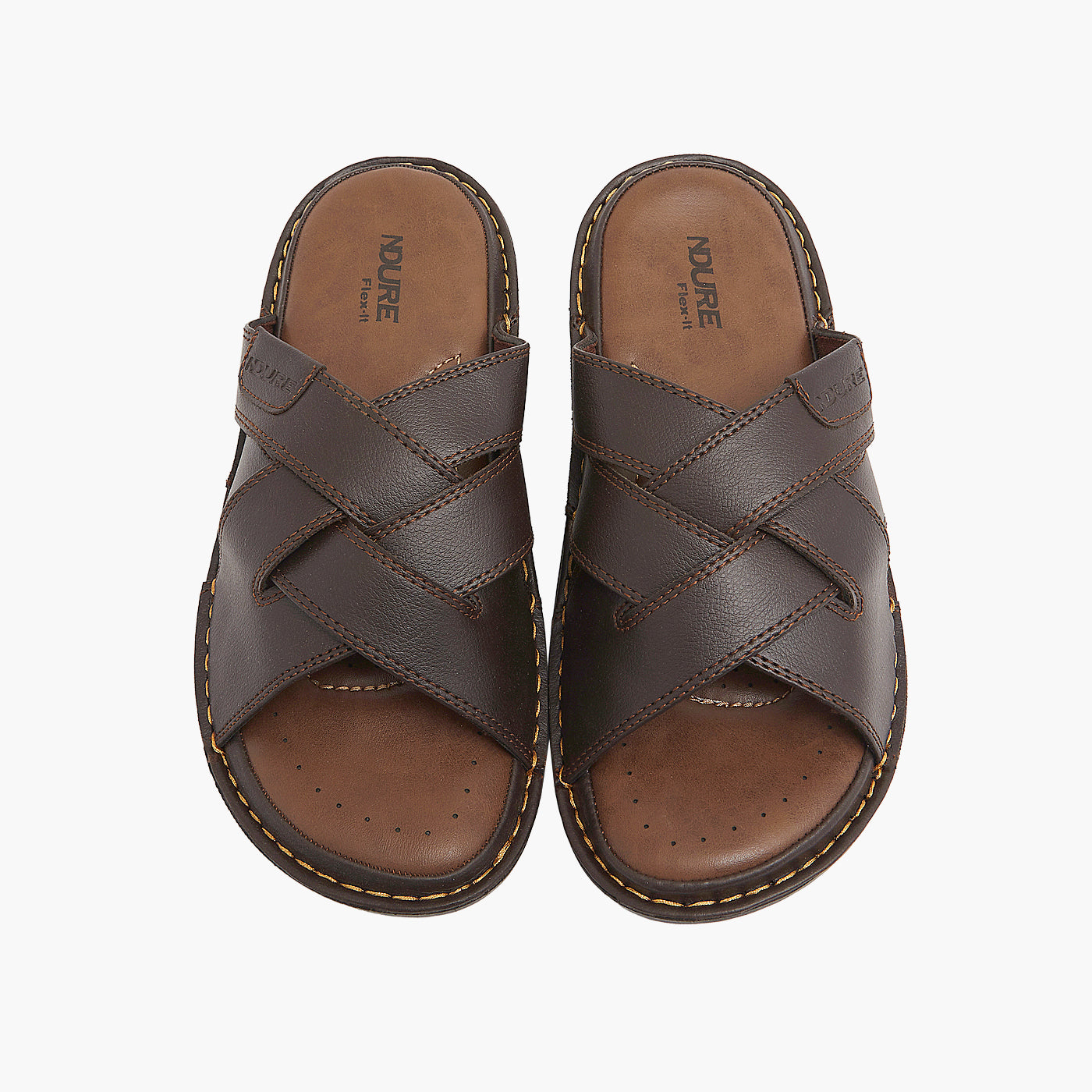 Ndure Latest Man Slippers Buy BROWN Men's Classic Chappals – Soloto