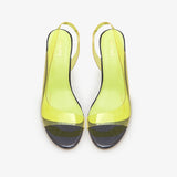 Women's Neon Glassy Heels