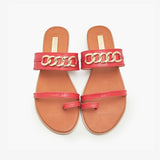 Toe Ring Strappy Slides