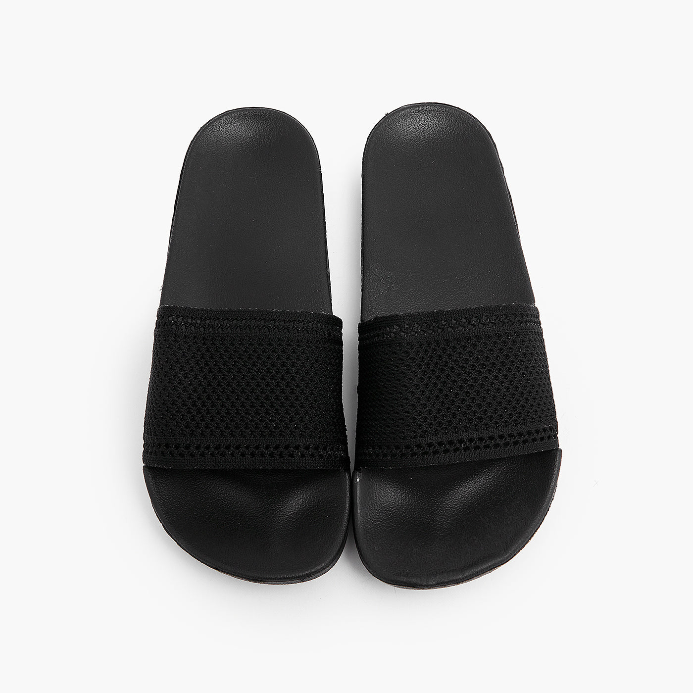 OVYE' WOMEN'S CROSSOVER SLIPPERS WITH BLACK FUR
