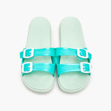 Strappy Buckled Slippers
