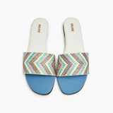 Embroidered Slides