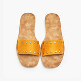 Suede Slides