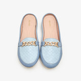 Women's Chain Embellished Mules