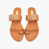Toe Ring Strappy Slides