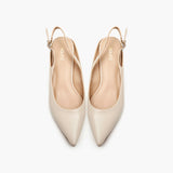 Spherical Heeled Slingback