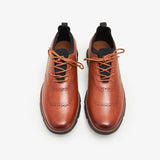 Men's Perforated Design Lace-Ups