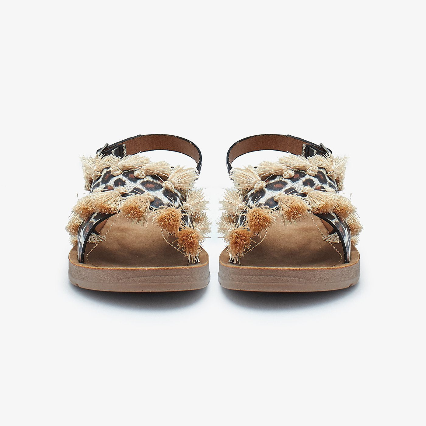 Leopard Print Girls Sandals