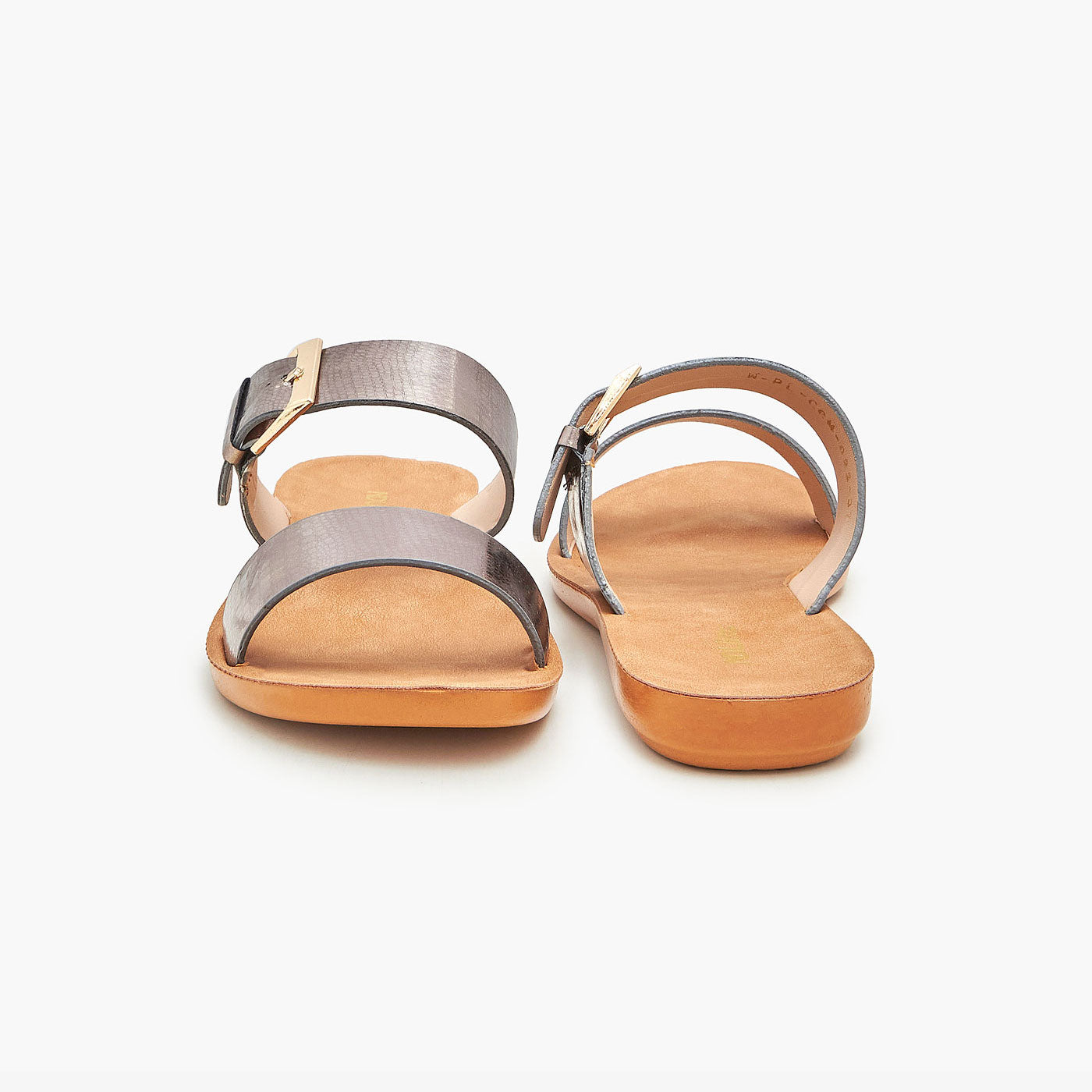 Strapped slippers on sale