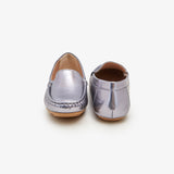 Metallic Loafers for Women