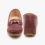 Women's Buckled Moccasins