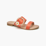 Floral Trim Women's Chappals