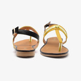 Metallic Trim Ladies Sandals