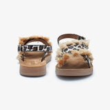 Leopard Print Girls Sandals
