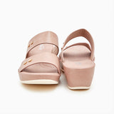 Platform Strappy Slippers