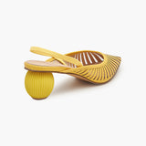 Spherical Heeled Slingback