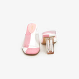 Women's Crystal Block Heels