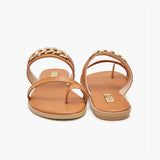 Toe Ring Strappy Slides