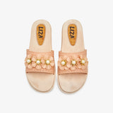 Flower Embellished Women Chappals